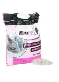 Maxxpet - Litière pour chat - Parfum de poudre pour bébé - Sable jetable - Grain fin - 16 litres - beige