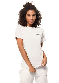 Jack Wolfskin Koszulka damska z bawełny organicznej Essential T-Shirt Women XS white