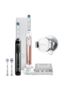 Oral-B Elektrische Zahnbürste Genius 9900+2HD rosegold/black