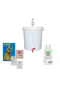 ich-zapfe Startset wijnmaken, Startpakket wijn maken, Wijn maken kit - met fermentatie emmer 30L, klein