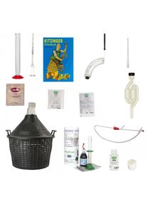 ich-zapfe Startset wijnmaken, Startpakket wijn maken, Wijn maken kit - met 10L Mandfles, groot