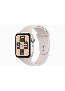 Apple Watch SE (2023) GPS 44mm - Starlight Aluminium Case with Starlight Sport Band - M/L