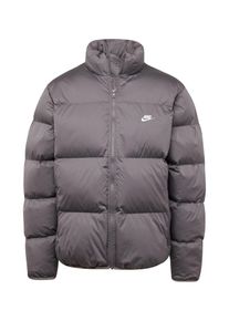 Nike Sportswear Heren Winterjas 'Club' donkergrijs / wit XXXL