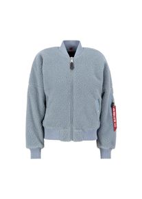 Alpha Industries Dames Fleece jas 'MA-1 VF' duifblauw XXL