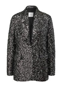 s.Oliver BLACK LABEL Dames Blazers zwart / zilver 32