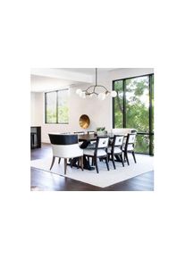 Design csillár Ulyciana 90 cm fekete