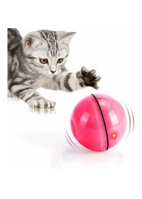 Jouet pour Chat, Balle de Jouets avec lumière led, Rotation Automatique à 360 Degrés et Chargement usb Jouet Interactif pour Chat, pour Animaux Chien