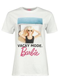 Barbie T-shirt - Vacay Mode - S tot XXL - voor Vrouwen - wit