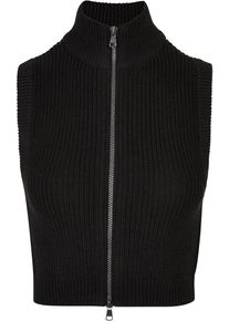 Urban Classics Ladies Short Knit Vest Girl-Weste schwarz