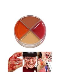 maskworld Creme Schminke Brandwunden Make-up 4-Farben 15ml