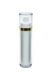 Dozownik Airless Luxury 50 ml bialy, nasadka i pojemnik Luxury przezr.