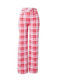 florence by mills exclusive for ABOUT YOU Dames Jeans 'Iris' rosa / rood / pastelrood 29-30