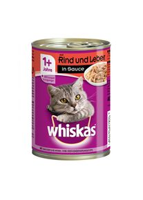 whiskas Adult 1+ Sauce 12x400g Rind & Leber