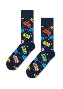 Plus size : Happy Socks, Socks with Star Wars lettering in a Navy Blue