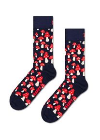 Plus size : Happy Socks, Socks with toadstool motif in a Navy Blue