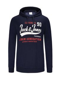 Jack & Jones Plus size : Jack & Jones, Hoodie with logo print in a Navy Blue