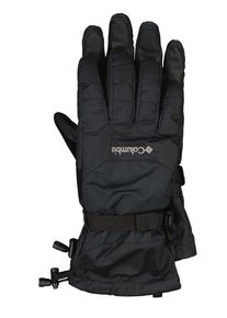 Plus size : Columbia, -Gloves with embroidered logo in a Black