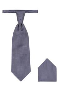 Plus size : Digel, Ascot with pocket kerchief in a Navy Blue