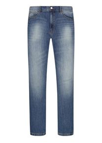plussize: Nadměrná velikost: JP1880, Jeansy 5 pocket z kontrastowymi przeszyciami, Flexnamic Niebieski