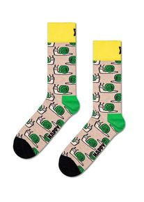 Plus size : Happy Socks, Socks with snail motif in a Beige