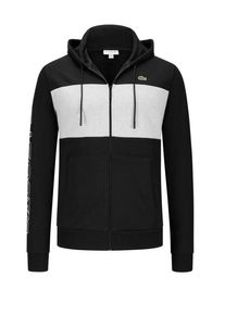 plussize: Nadměrná velikost: Lacoste, Kardigan z wyhaftowanym logo Czarny