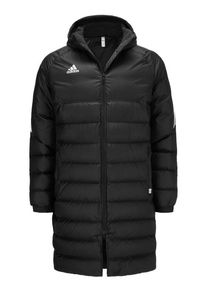 plussize: Nadměrná velikost: Adidas, Parka puchowa z paskiem z logo Czarny