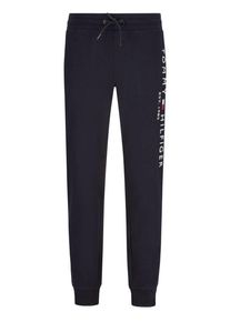 Plus size : Tommy Hilfiger, Jogging bottoms with embroidered logo in a Navy Blue