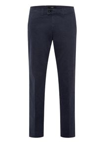 Eurex By Brax Plus size : Eurex, Cotton flat-front trousers with stretch content in a Navy Blue
