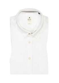 Plus size : pure, Short-sleeved shirt in pure linen in a White