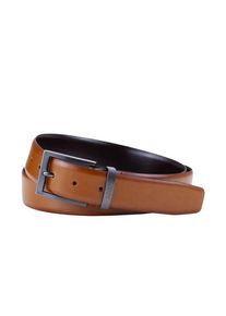Plus size : JOOP!, Belt with metal loop in a Cognac
