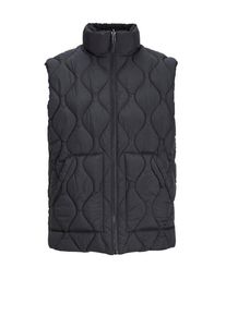 Jack & Jones plussize: Nadměrn&aacute; velikost: Jack & Jones, Kamizelka dwustronna, pikowana lub pluszowa Czarny