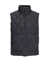 Jack & Jones plussize: Nadměrn&aacute; velikost: Jack & Jones, Kamizelka dwustronna, pikowana lub pluszowa Czarny