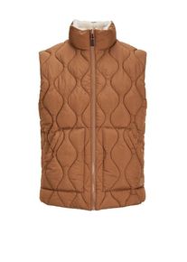 Jack & Jones plussize: Nadměrn&aacute; velikost: Jack & Jones, Kamizelka dwustronna, pikowana lub pluszowa Brązowy
