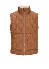 Jack & Jones plussize: Nadměrn&aacute; velikost: Jack & Jones, Kamizelka dwustronna, pikowana lub pluszowa Brązowy