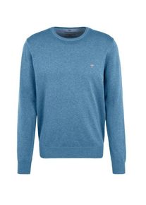 Plus size : Fynch-Hatton, Cotton sweater in a Light Blue