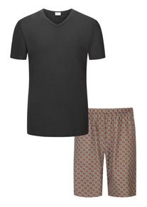 Plus size : Mey, Short pyjamas with patterned shorts in a Green