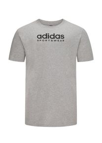Plus size : Adidas, T-shirt with logo print, extra long in a Apple Green
