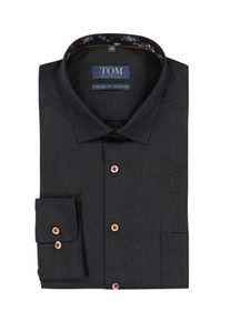 Tom Rusborg OF COPENHAGEN plussize: Nadměrn&aacute; velikost: Tom Rusborg, Koszula z wewnętrznym wykończeniem, comfort fit Czarny