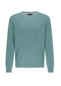 Plus size : Fynch-Hatton, Pure cotton sweater, extra long in a Green