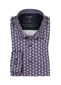 Plus size : OLYMP, Luxor, 24/Seven, Comfort Fit, jersey shirt with stretch in a Blue