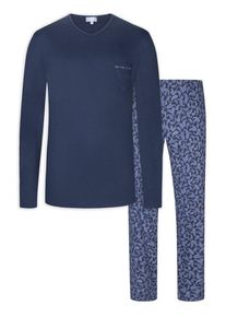 Plus size : Mey, Pyjamas with paisley bottoms in a Blue