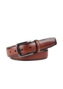 Schuchard & Friese Plus size : Schuchard & Friese, Leather belt with dark edges in a Brown