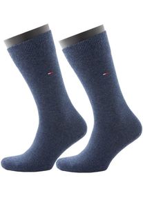 Nadměrná velikost: Tommy Hilfiger, Ponožky, dvojité balení Modrá