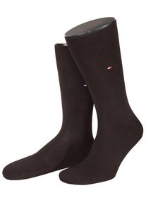 plussize: Nadměrn&aacute; velikost: Tommy Hilfiger, Skarpetki, dwupak Ciemnobrązowy