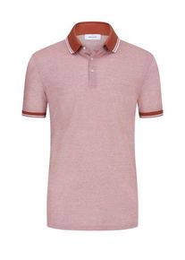 Plus size : Gran Sasso, Polo shirt with contrasting stripes on the collar in a Red