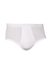 plussize: Nadměrn&aacute; velikost: Schiesser, Slipy sportowe, podw&oacute;jnie prążkowane Biała