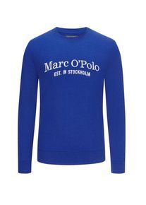 Marc O'Polo plussize: Nadměrn&aacute; velikost: Marc O'Polo, Bluza z haftem typowym dla marki Ultramaryna
