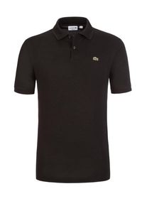 Nadměrn&aacute; velikost: Lacoste, Polo triko ze 100% pik&eacute; bavlny Čern&aacute;