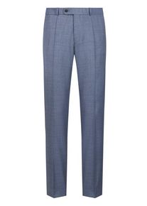 Plus size : Carl Gross, Business trousers in Super 110 virgin wool in a Light Blue