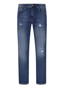 Plus size : Brax, Five-pocket jeans Curt in a used look in a Blue